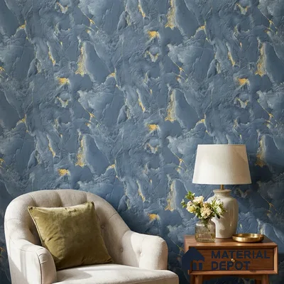 88501 | 5 Meter x 42 Inches Marble Look Wallpaper - 57.41 Sq. Ft. | Minimum 10% wastage during installation