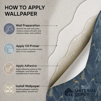 88501 | 5 Meter x 42 Inches Marble Look Wallpaper - 57.41 Sq. Ft. | Minimum 10% wastage during installation
