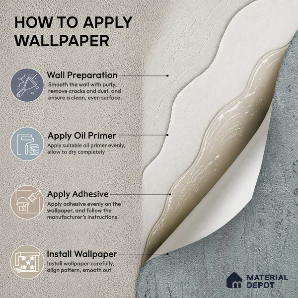 88704 | 5 Meter x 42 Inches Texture Look Wallpaper - 57.41 Sq. Ft. | Minimum 15% wastage during installation