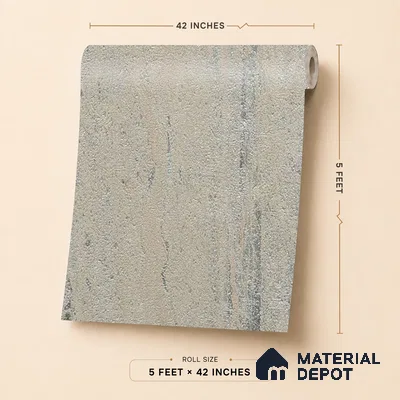 88703 | 5 Meter x 42 Inches Texture Look Wallpaper - 57.41 Sq. Ft. | Minimum 15% wastage during installation