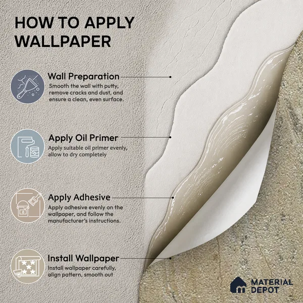 88702 | 5 Meter x 42 Inches Texture Look Wallpaper - 57.41 Sq. Ft. | Minimum 15% wastage during installation