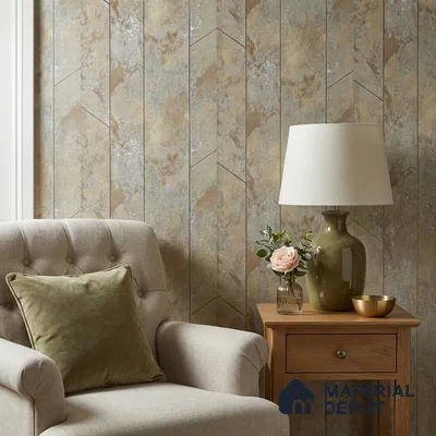 88802 | 5 Meter x 42 Inches Geometric Look Wallpaper - 57.41 Sq. Ft. | Minimum 15% wastage during installation