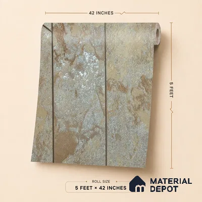 88802 | 5 Meter x 42 Inches Geometric Look Wallpaper - 57.41 Sq. Ft. | Minimum 15% wastage during installation