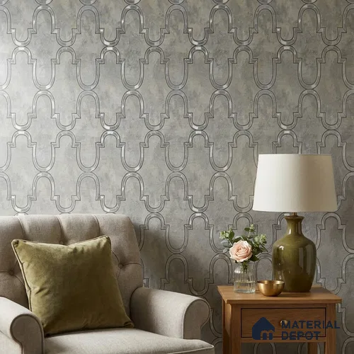 88904 | 5 Meter x 42 Inches Patterned Look Wallpaper - 57.41 Sq. Ft. | Minimum 15% wastage during installation