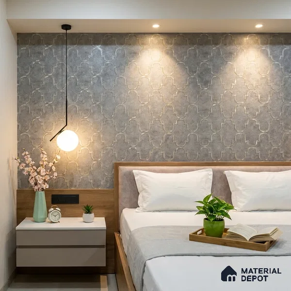 88905 | 5 Meter x 42 Inches Patterned Look Wallpaper - 57.41 Sq. Ft. | Minimum 15% wastage during installation