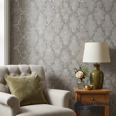 88903 | 5 Meter x 42 Inches Patterned Look Wallpaper - 57.41 Sq. Ft. | Minimum 15% wastage during installation