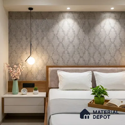 88903 | 5 Meter x 42 Inches Patterned Look Wallpaper - 57.41 Sq. Ft. | Minimum 15% wastage during installation