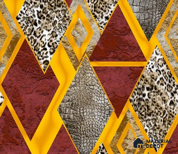 5D1203 | 9.5 Meter x 21 Inch PVC Patterned Look Wallpaper - 55 Sq. Ft. | Minimum 15% wastage during installation
