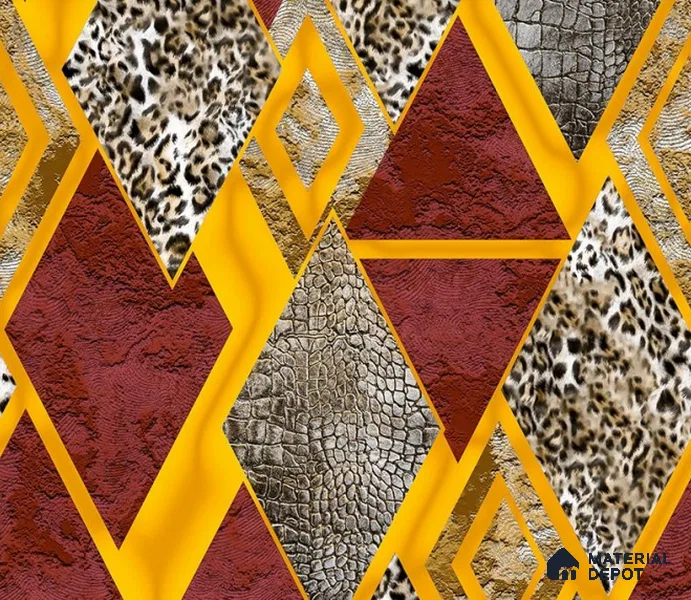 5D1203 | 9.5 Meter x 21 Inch PVC Patterned Look Wallpaper - 55 Sq. Ft. | Minimum 15% wastage during installation