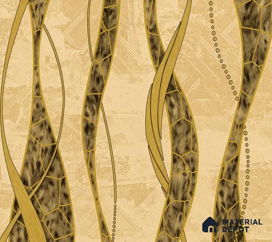 5D1102 | 9.5 Meter x 21 Inch PVC Patterned Look Wallpaper - 55 Sq. Ft. | Minimum 15% wastage during installation