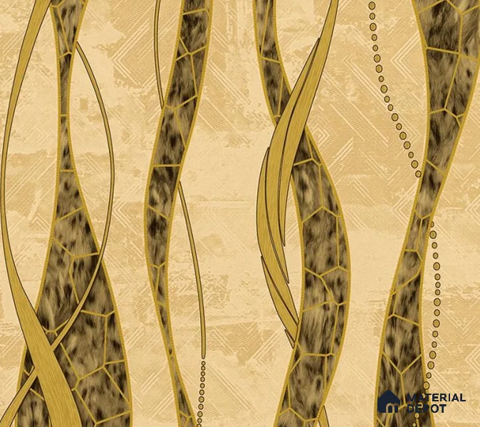 5D1102 | 9.5 Meter x 21 Inch PVC Patterned Look Wallpaper - 55 Sq. Ft. | Minimum 15% wastage during installation