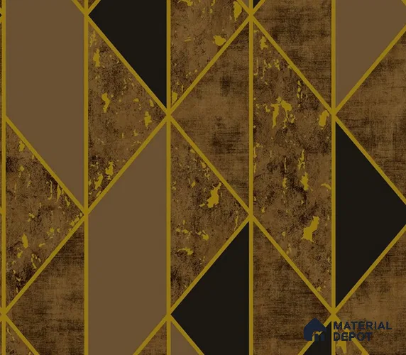 5D1085 | 9.5 Meter x 21 Inch PVC Geometric Look Wallpaper - 55 Sq. Ft. | Minimum 15% wastage during installation