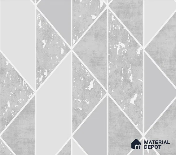 5D1082 | 9.5 Meter x 21 Inch PVC Geometric Look Wallpaper - 55 Sq. Ft. | Minimum 15% wastage during installation