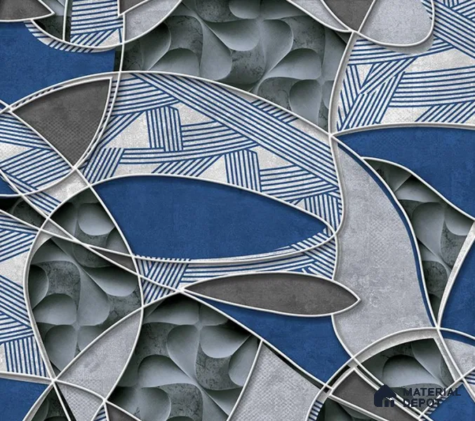 5D1044 | 9.5 Meter x 21 Inch PVC Patterned Look Wallpaper - 55 Sq. Ft. | Minimum 15% wastage during installation