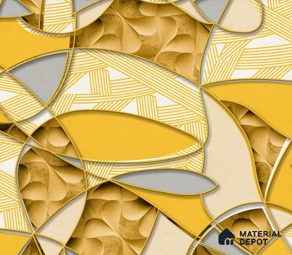 5D1041 | 9.5 Meter x 21 Inch PVC Patterned Look Wallpaper - 55 Sq. Ft. | Minimum 15% wastage during installation