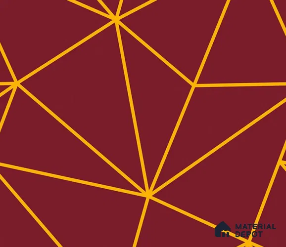 5D1305 | 9.5 Meter x 21 Inch PVC Geometric Look Wallpaper - 55 Sq. Ft. | Minimum 15% wastage during installation