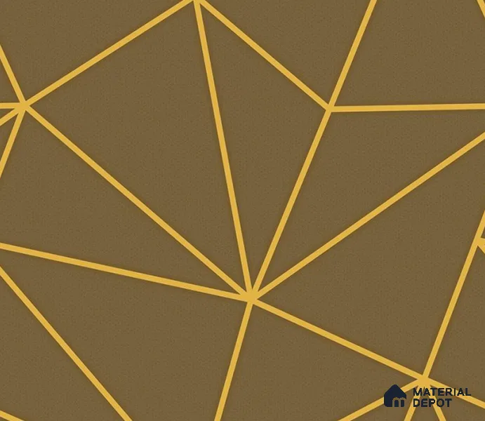 5D1303 | 9.5 Meter x 21 Inch PVC Geometric Look Wallpaper - 55 Sq. Ft. | Minimum 15% wastage during installation