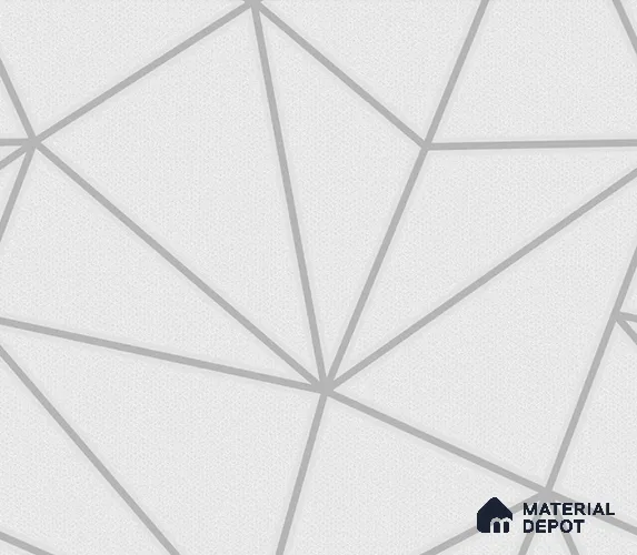 5D1302 | 9.5 Meter x 21 Inch PVC Geometric Look Wallpaper - 55 Sq. Ft. | Minimum 15% wastage during installation