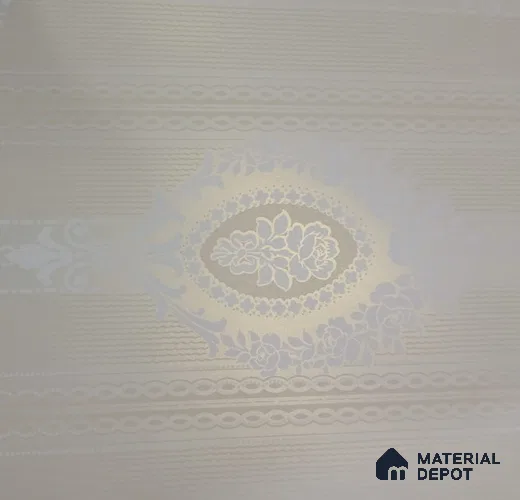 DE40820 | 10 Meter x 21 Inch PVC Florals Look Wallpaper - 57 Sq. Ft. | Minimum 15% wastage during installation