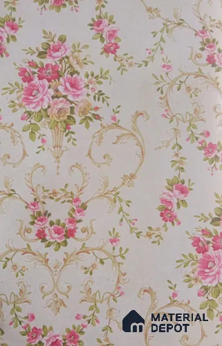 DE40852 | 10 Meter x 21 Inch PVC Florals Look Wallpaper - 57 Sq. Ft. Image 01