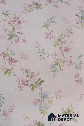 DE40836 | 10 Meter x 21 Inch PVC Florals Look Wallpaper - 57 Sq. Ft. | Minimum 15% wastage during installation