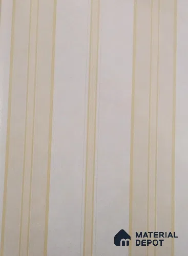 DE40810 | 10 Meter x 21 Inch PVC Stripes Look Wallpaper - 57 Sq. Ft. | Minimum 15% wastage during installation