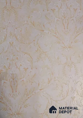DE40805 | 10 Meter x 21 Inch PVC Florals Look Wallpaper - 57 Sq. Ft. | Minimum 15% wastage during installation