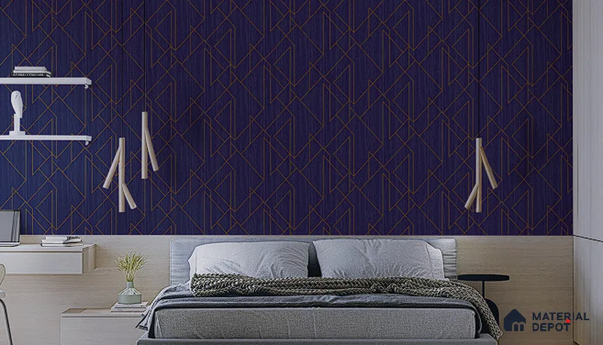 BT-037 | 5 Meter x 42 Inch PVC Patterned Look Wallpaper - 57 Sq. Ft. | Minimum 15% wastage during installation
