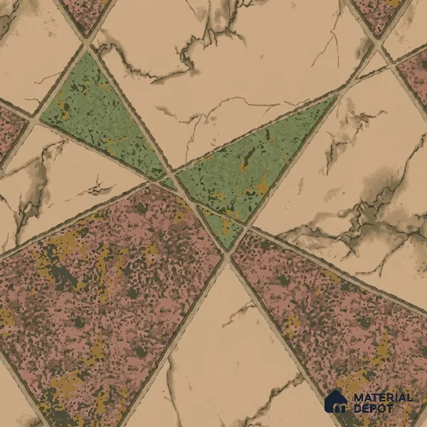 WK150-51 | 10 Meter x 21 Inches Geometric Look Wallpaper - 57.41 Sq. Ft. | Minimum 15% wastage during installation