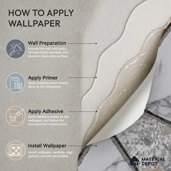 WK150-52 | 10 Meter x 21 Inches Geometric Look Wallpaper - 57.41 Sq. Ft. | Minimum 15% wastage during installation