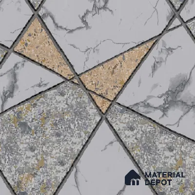 WK150-52 | 10 Meter x 21 Inches Geometric Look Wallpaper - 57.41 Sq. Ft. | Minimum 15% wastage during installation