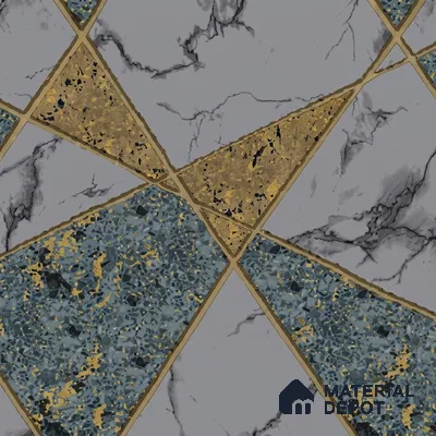 WK150-50 | 10 Meter x 21 Inches Geometric Look Wallpaper - 57.41 Sq. Ft. | Minimum 15% wastage during installation