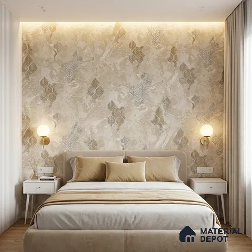 WK150-18 | 10 Meter x 21 Inches Florals Look Wallpaper - 57.41 Sq. Ft. | Minimum 15% wastage during installation
