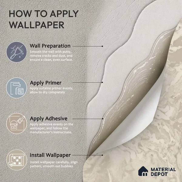 WK150-18 | 10 Meter x 21 Inches Florals Look Wallpaper - 57.41 Sq. Ft. | Minimum 15% wastage during installation