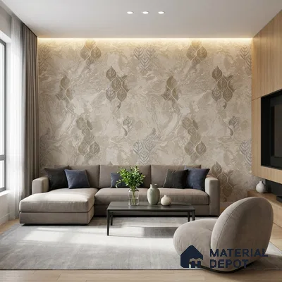 WK150-18 | 10 Meter x 21 Inches Florals Look Wallpaper - 57.41 Sq. Ft. | Minimum 15% wastage during installation