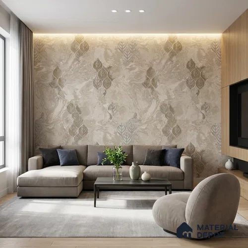 WK150-18 | 10 Meter x 21 Inches Florals Look Wallpaper - 57.41 Sq. Ft. | Minimum 15% wastage during installation