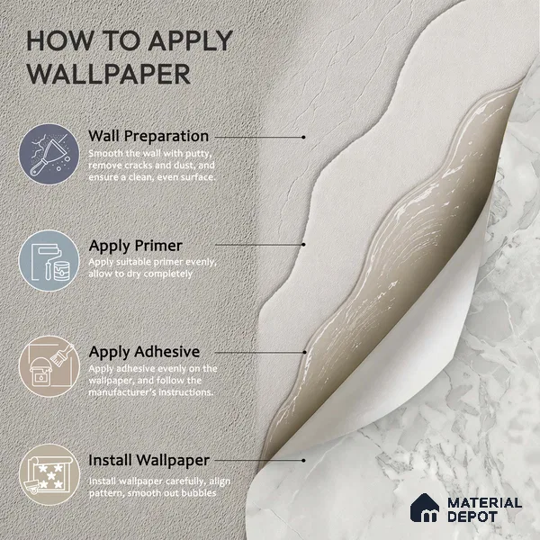 WK150-19 | 10 Meter x 21 Inches Florals Look Wallpaper - 57.41 Sq. Ft. | Minimum 15% wastage during installation