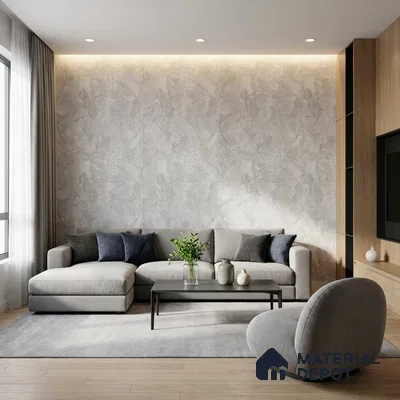 WK150-19 | 10 Meter x 21 Inches Florals Look Wallpaper - 57.41 Sq. Ft. | Minimum 15% wastage during installation