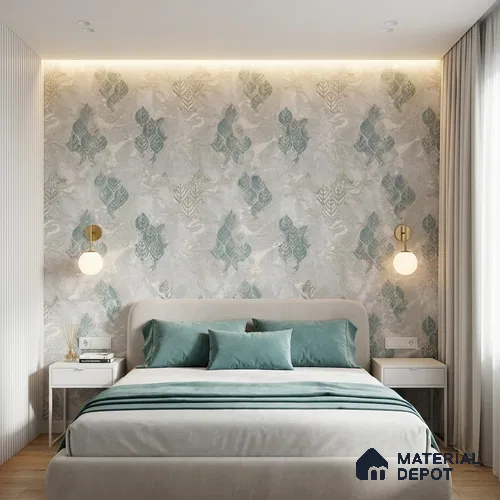WK150-20 | 10 Meter x 21 Inches Florals Look Wallpaper - 57.41 Sq. Ft. | Minimum 15% wastage during installation
