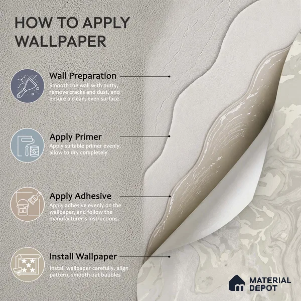 WK150-20 | 10 Meter x 21 Inches Florals Look Wallpaper - 57.41 Sq. Ft. | Minimum 15% wastage during installation