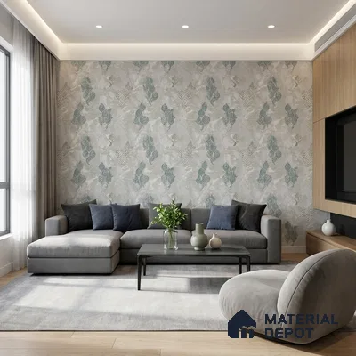WK150-20 | 10 Meter x 21 Inches Florals Look Wallpaper - 57.41 Sq. Ft. | Minimum 15% wastage during installation
