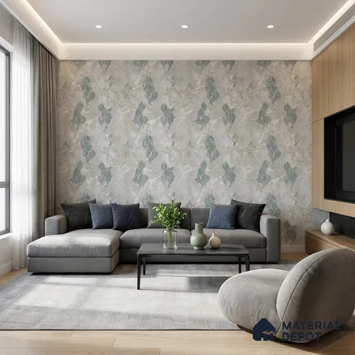 WK150-20 | 10 Meter x 21 Inches Florals Look Wallpaper - 57.41 Sq. Ft. | Minimum 15% wastage during installation