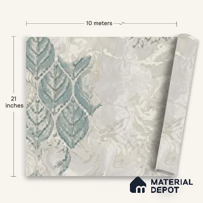 WK150-20 | 10 Meter x 21 Inches Florals Look Wallpaper - 57.41 Sq. Ft. | Minimum 15% wastage during installation