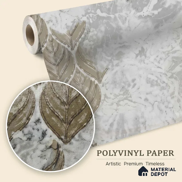 WK150-21 | 10 Meter x 21 Inches Florals Look Wallpaper - 57.41 Sq. Ft. | Minimum 15% wastage during installation