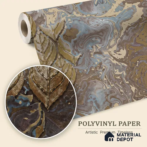 WK150-17 | 10 Meter x 21 Inches Florals Look Wallpaper - 57.41 Sq. Ft. | Minimum 15% wastage during installation