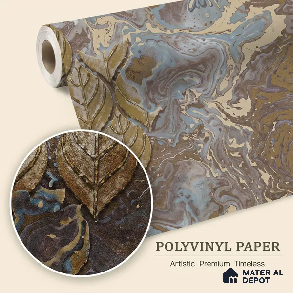 WK150-17 | 10 Meter x 21 Inches Florals Look Wallpaper - 57.41 Sq. Ft. | Minimum 15% wastage during installation