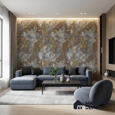 WK150-17 | 10 Meter x 21 Inches Florals Look Wallpaper - 57.41 Sq. Ft. | Minimum 15% wastage during installation