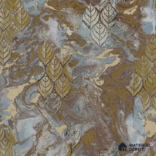 WK150-17 | 10 Meter x 21 Inches Florals Look Wallpaper - 57.41 Sq. Ft. | Minimum 15% wastage during installation