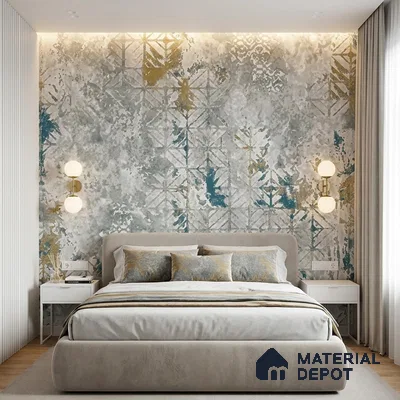 WK150-33 | 10 Meter x 21 Inches Abstract Look Wallpaper - 57.41 Sq. Ft. | Minimum 15% wastage during installation