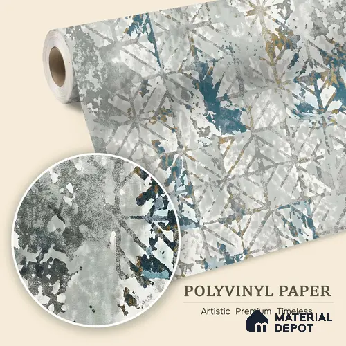 WK150-33 | 10 Meter x 21 Inches Abstract Look Wallpaper - 57.41 Sq. Ft. | Minimum 15% wastage during installation